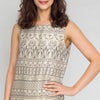 Rayon Printed Sleeveless Kurta