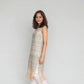 Rayon Printed Sleeveless Kurta