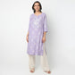 Straight Fit Printed Round Neck Kurta