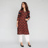 Cotton Printed Three-Fourth Sleeve Kurta