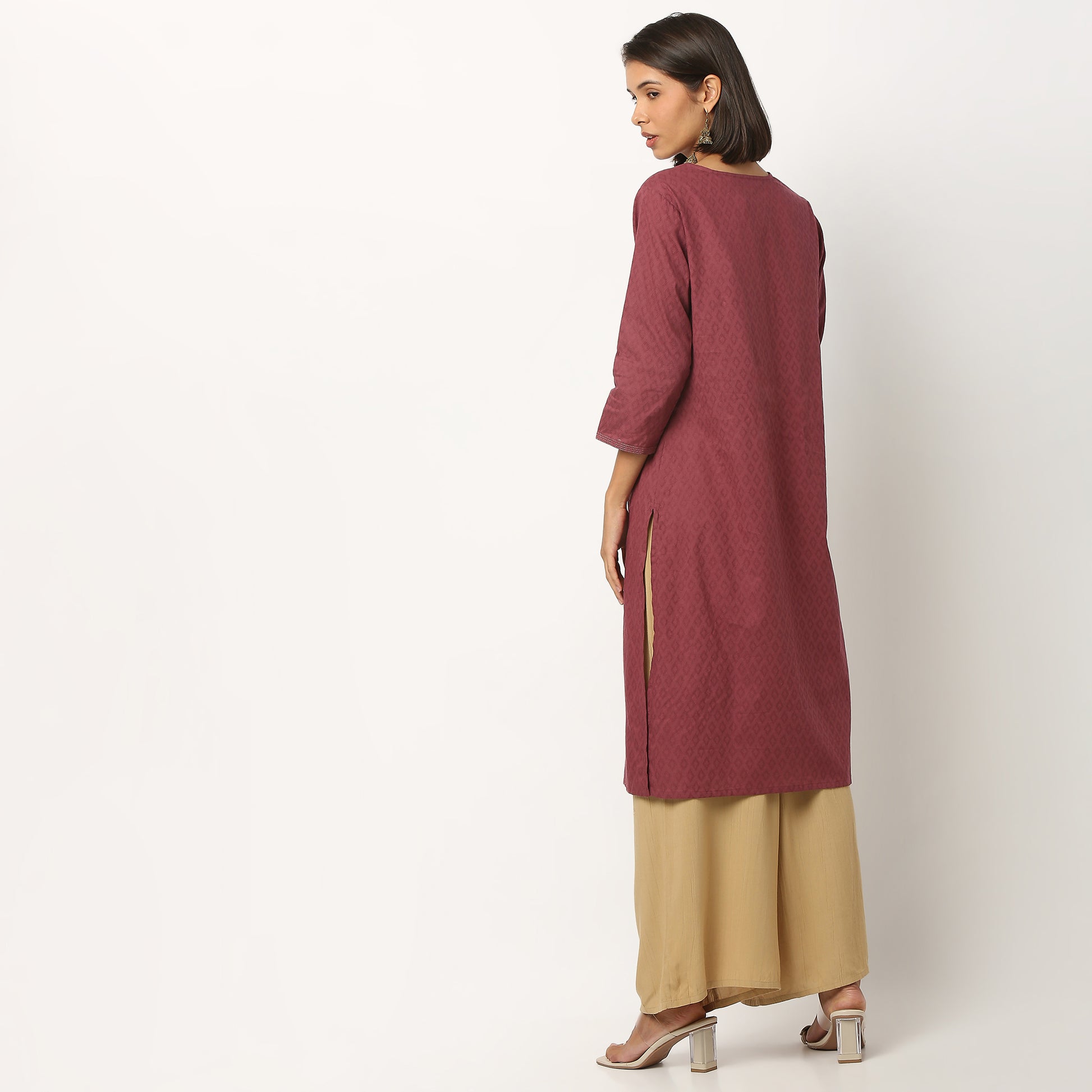 Embroidered Cotton Fabric Kurta