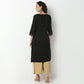 Embroidered Rayon Kurta, Knee Length
