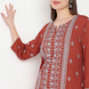 Centre Panel Printed Kurta