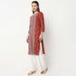 Centre Panel Printed Kurta
