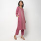 Buy Women Straight Fit Printed Three-Fourth Sleeve Kurta  - Style Union