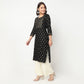 Printed Yoke With Lace Detail Kurta