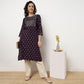 Order Now Women Printed Round Neck Straight Fit Ethnic Wear Kurta by Style Union