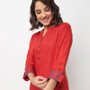 Half Placket Short Kurta