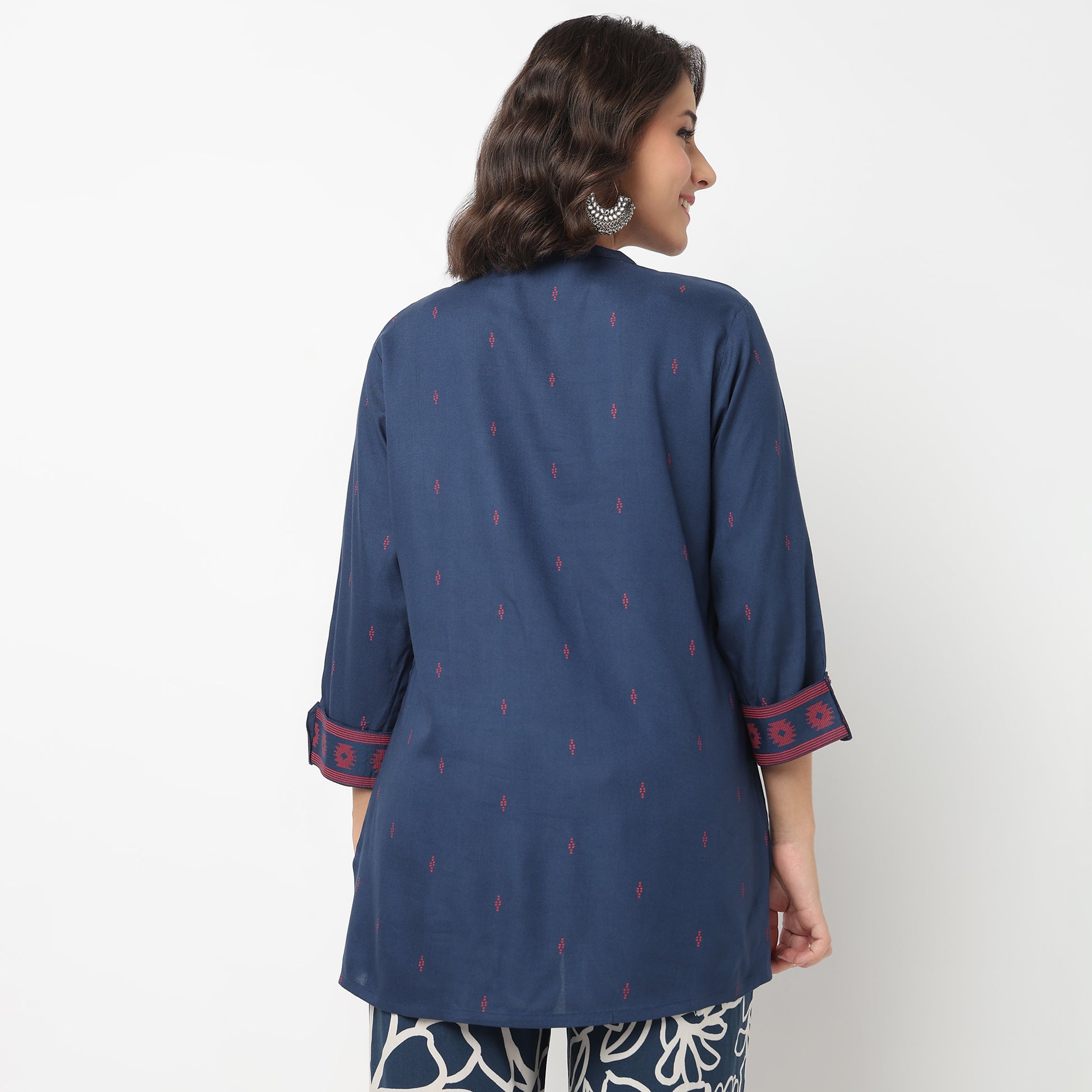 Half Placket Short Kurta