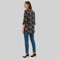 Printed Half Placket Short Kurta