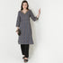 Embroidered V-Neck Long Kurta