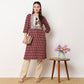 Printed Yoke Long Kurta