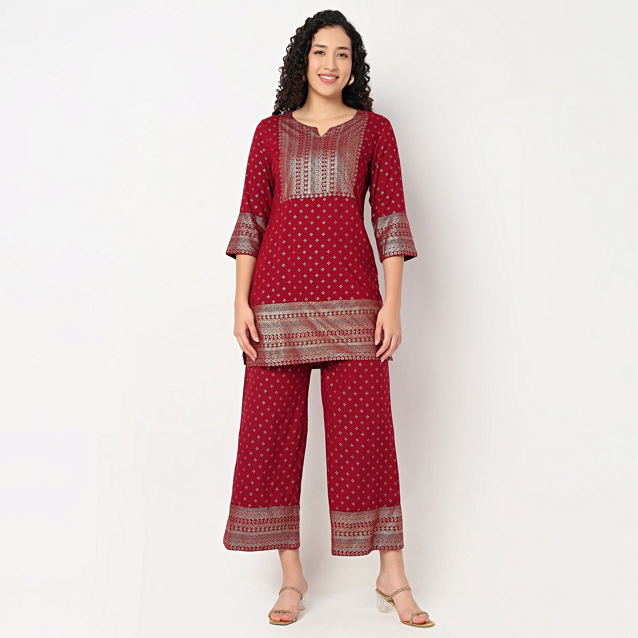 Printed Above Knee Kurta