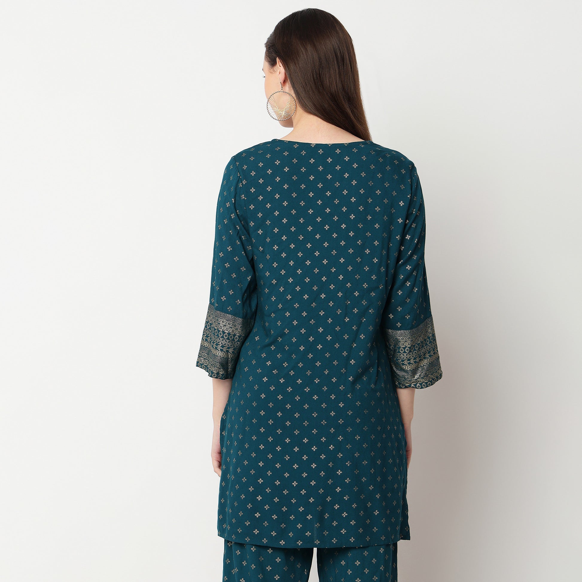 Printed Above Knee Kurta