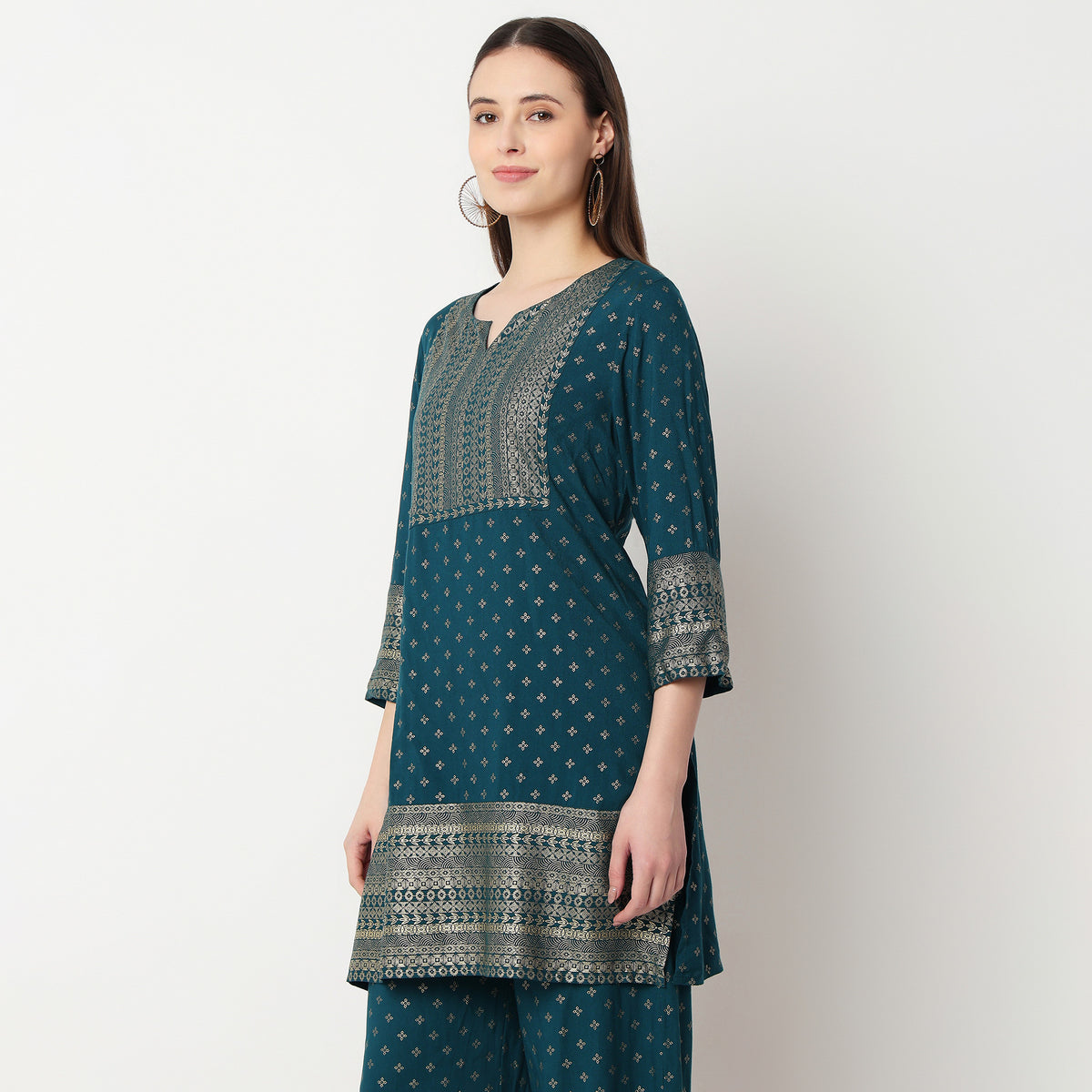 Printed Above Knee Kurta