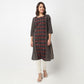 Centre Panel Printed Long Kurta