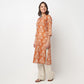 V-Neck Printed Long Kurta