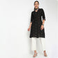 V Neck With Gusset Long Kurta