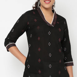 V Neck With Gusset Long Kurta