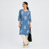 Printed Yoke Long Kurta