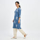 Printed Yoke Long Kurta