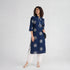 Cotton Printed Three-Fourth Sleeve Kurta