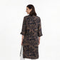 Half Placket Printed Long Kurta