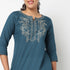Embroidered Yoke Kurta