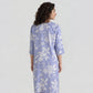 Rayon Printed Three-Fourth Sleeve Kurta