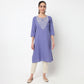 Embroidered Yoke Long Kurta