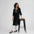 Cotton Solid Three-Fourth Sleeve Kurta