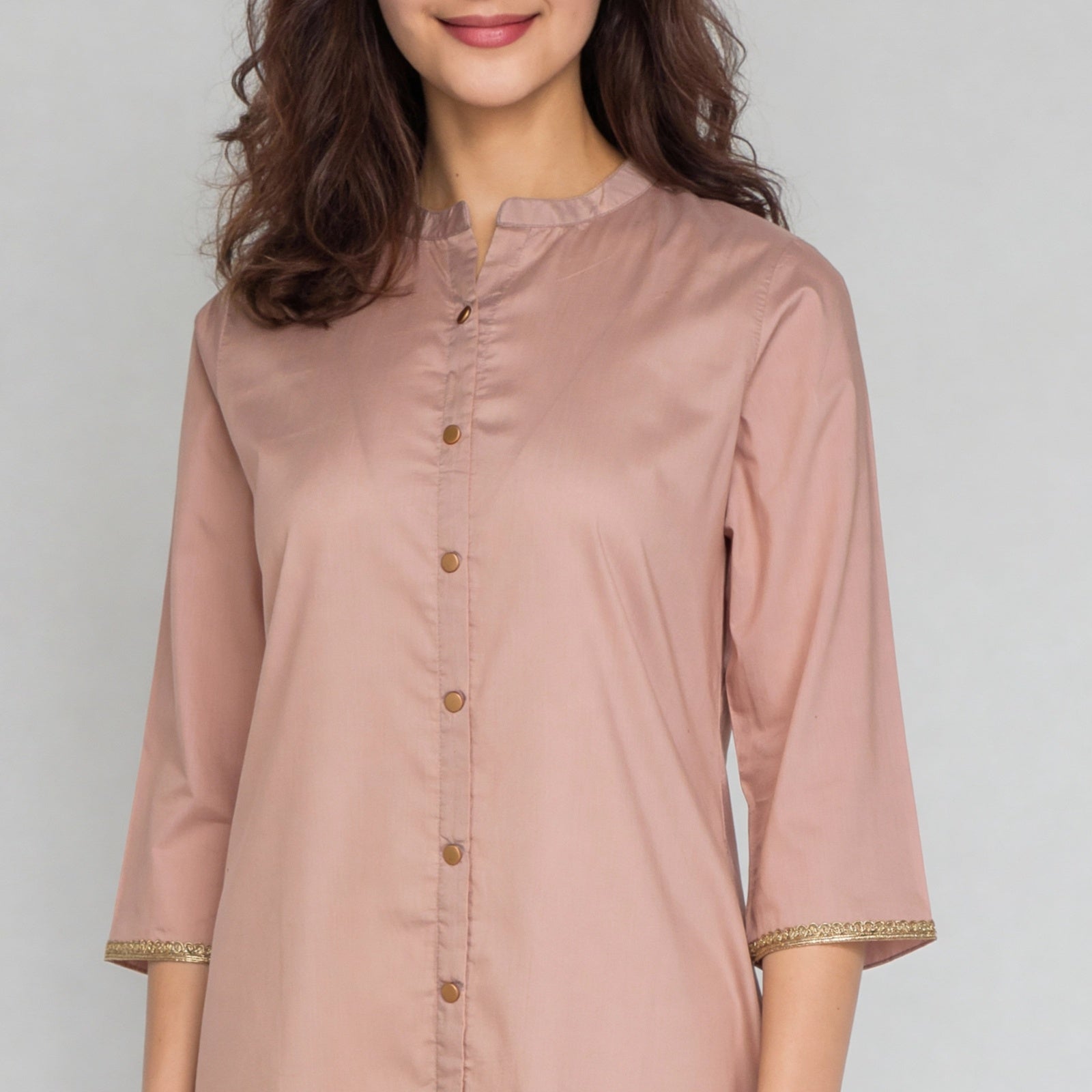 Full Placket Long Kurta