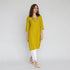 Viscose Polyester Printed Three-Fourth Sleeve Kurta