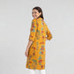 V-Neck Printed Long Kurta