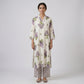 Printed V-Neck Long Kurta