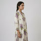 Printed V-Neck Long Kurta