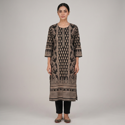 Cotton Printed Long Kurta