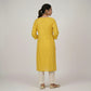 Cotton Embroidered Straight Kurta