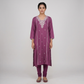 Centre Panel Embroidered Long Kurta