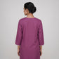 Centre Panel Embroidered Long Kurta