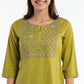 Embroidered Cotton Kurta