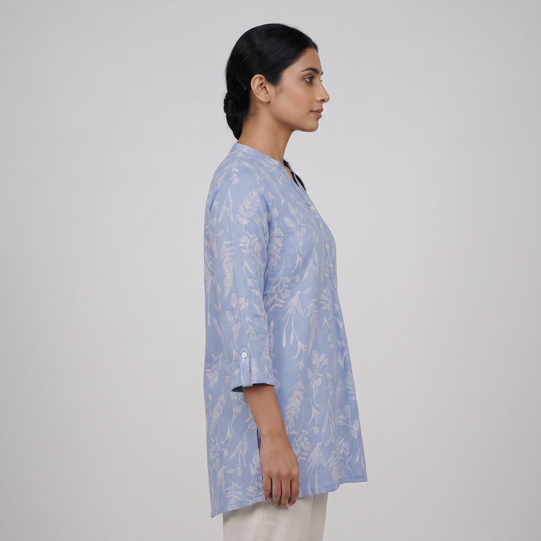 Printed Straight Short Kurta