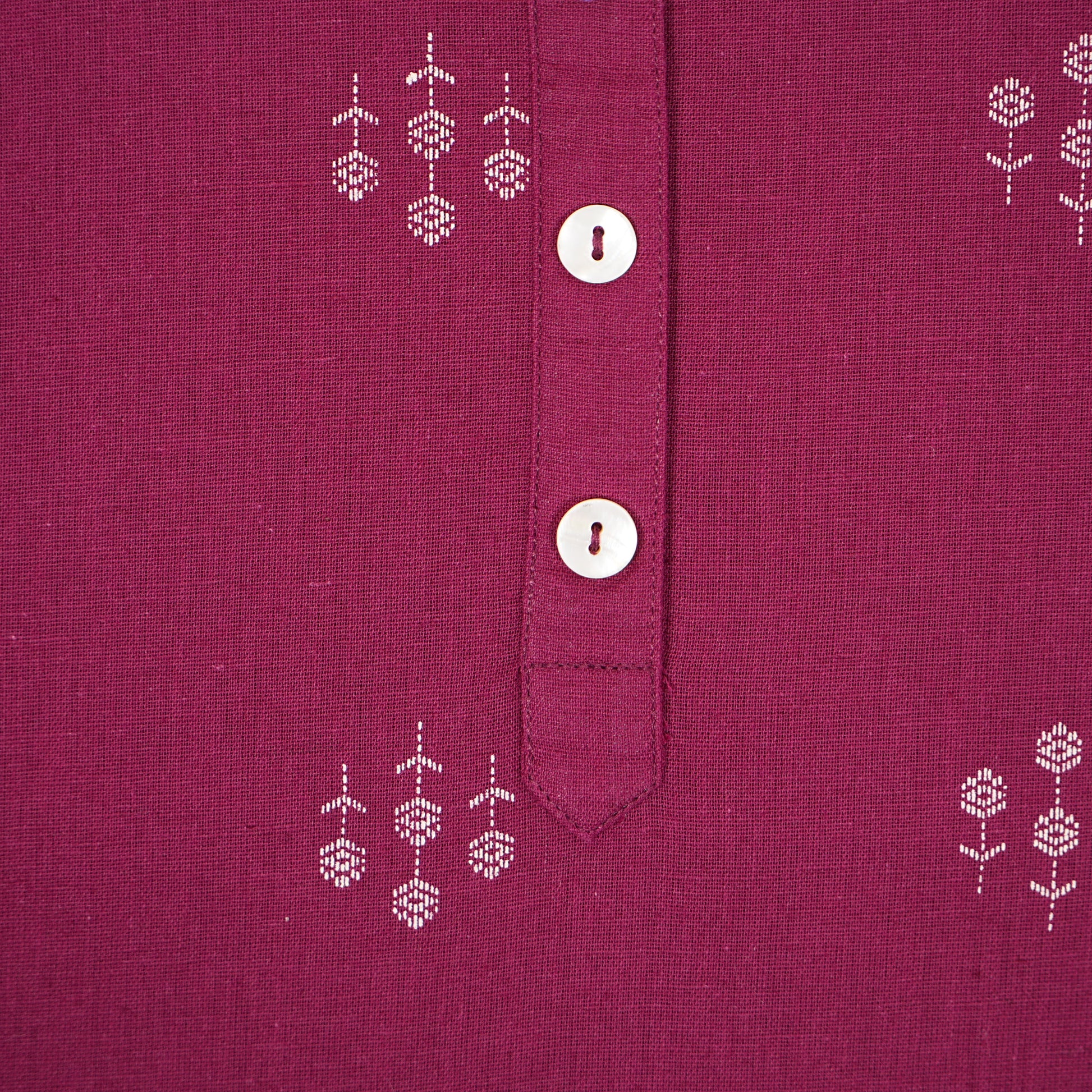 Printed Straight Short Kurta