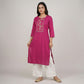 Printed Straight Short Kurta