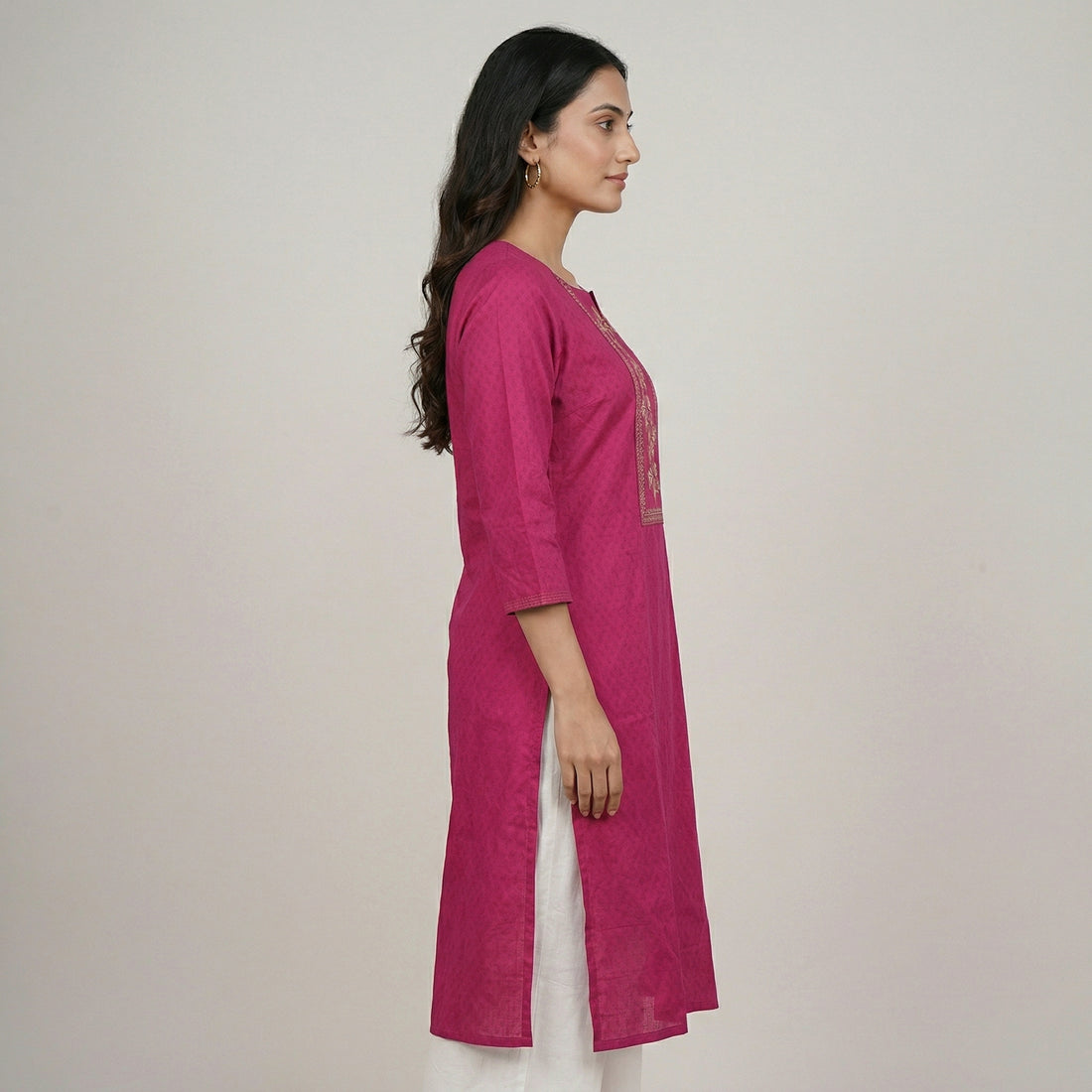 Printed Straight Short Kurta