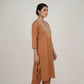 Cotton Embroidered Straight Kurta