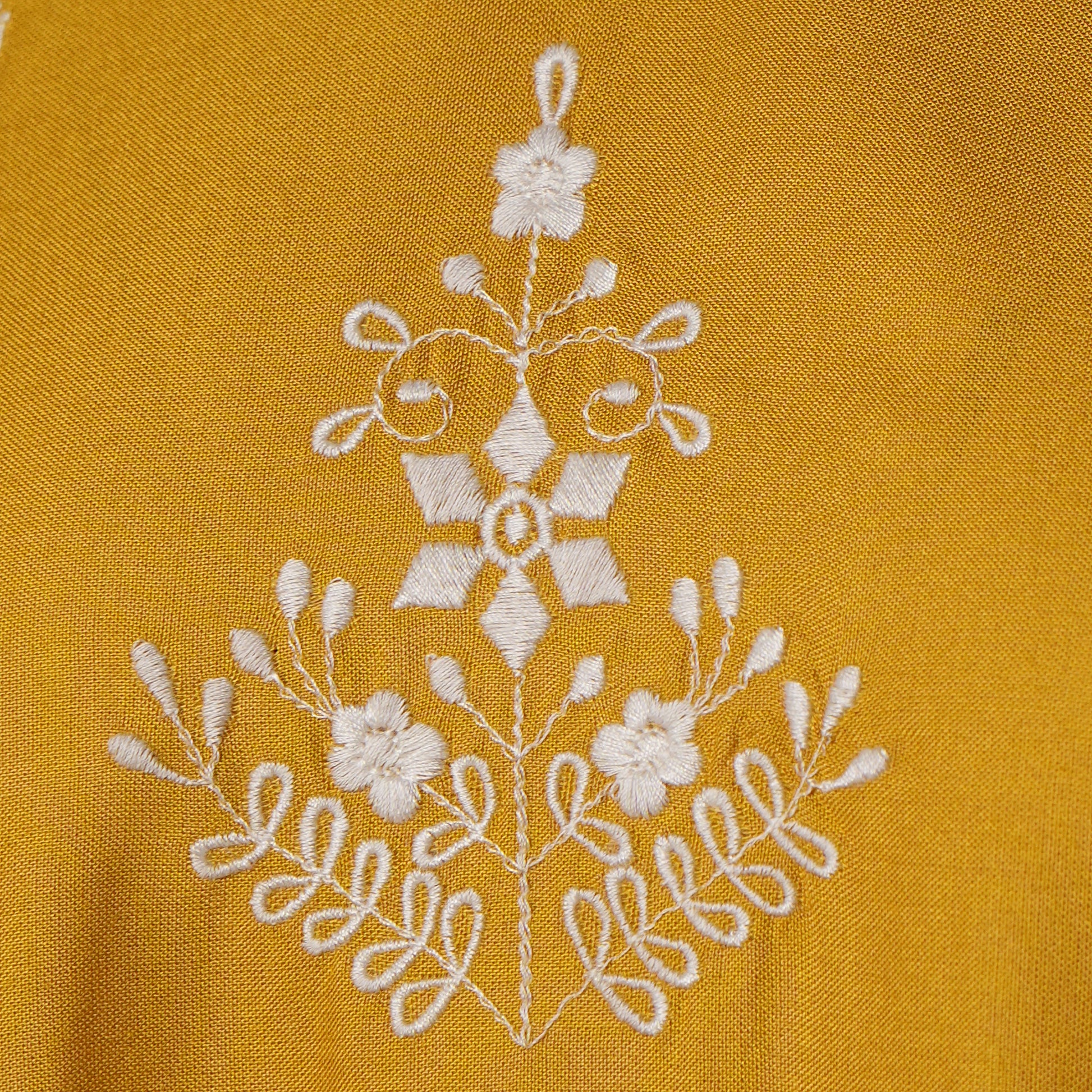 Centre Panel Embroidered Long Kurta