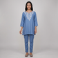 Embroidered Straight Short Kurta