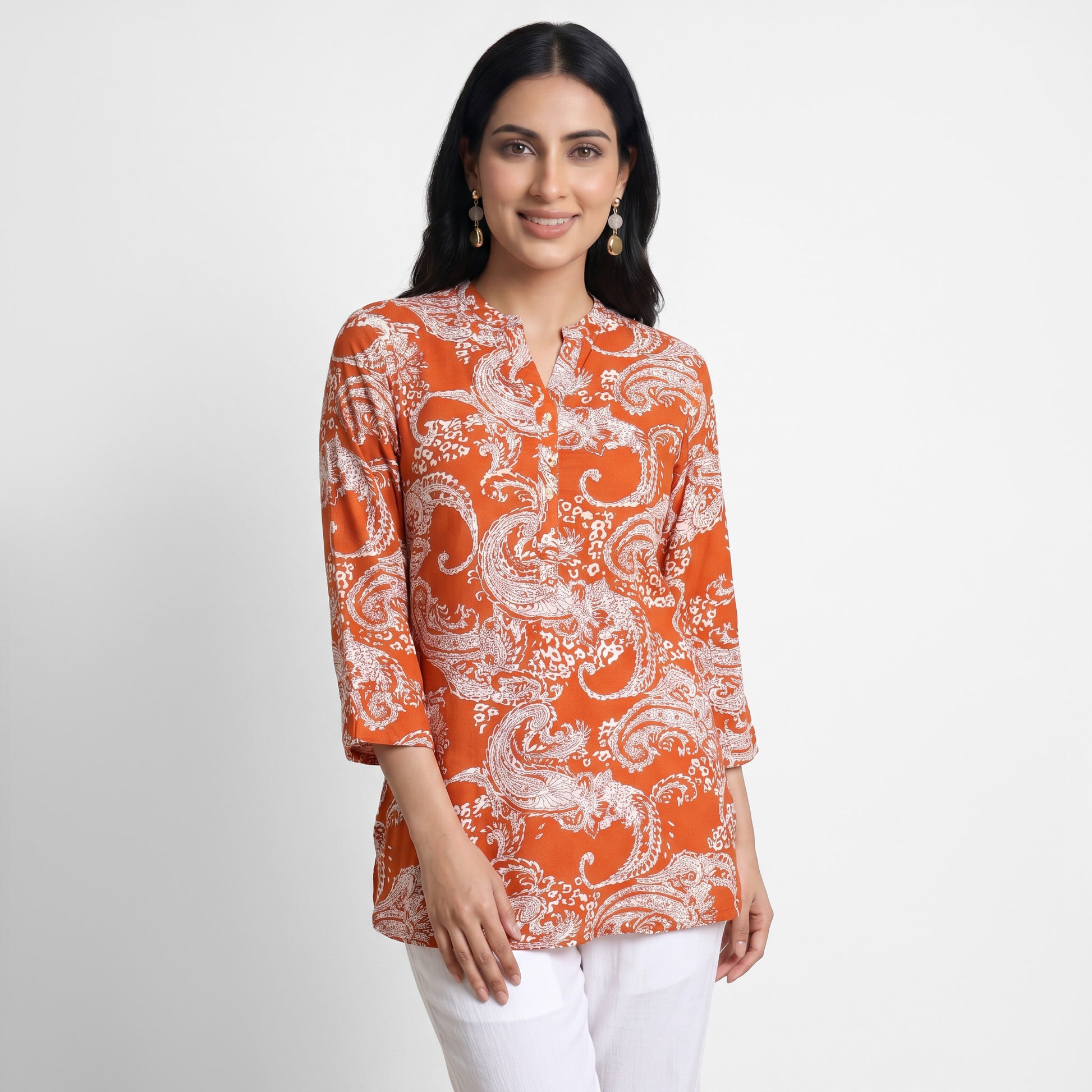 Printed Short Kurta