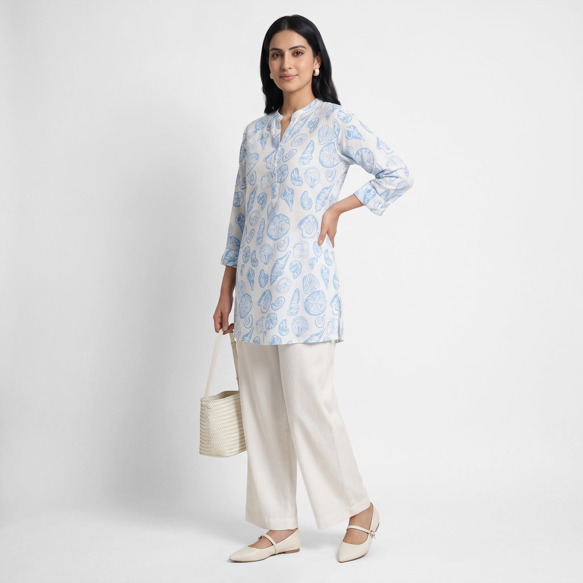 Printed Short Kurta